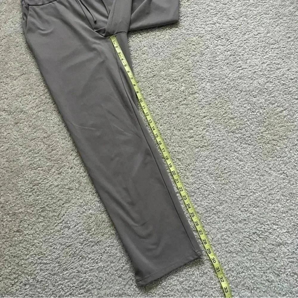 Joie Casual Pants High Rise Straight Boho Gray Women Sz Medium Drawstring $180